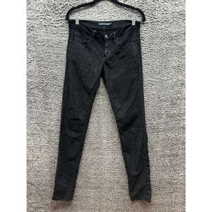 Ralph Lauren Low Rise Super Slim‎ Stretchy Fit Skinny Jeans Black Womens Size 26